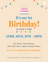 Birthday Flyer