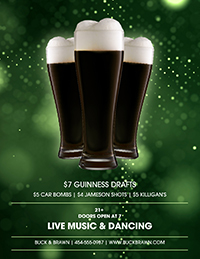 St Patricks Day Flyer